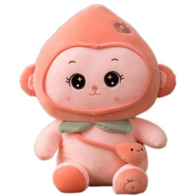 China For Kids Play Plush Toy Small Monkey Doll Puppet Doll Bed Cute Zodiac Doll Pillow Cute Girl Kids Big for sale