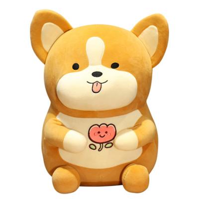 China For Kids Play Small Chubby Akita Inu Doll Shiba Inu Doll Cute Stuffed Toy Girl Sleep Pillow Dog Doll Birthday for sale