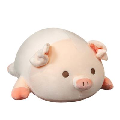 China For Kids Play Cuddly Doll Plush Pig Toy Pig Rag Doll Sleeping With Super Soft Doll Bed Pillow Girl Birthday Gift for sale