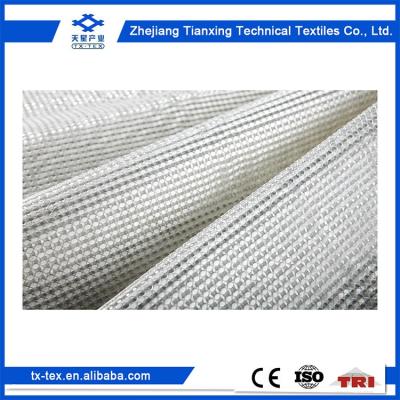 China Polyester pvc warp knitting fiberglass geogrid compound geotextile for sale