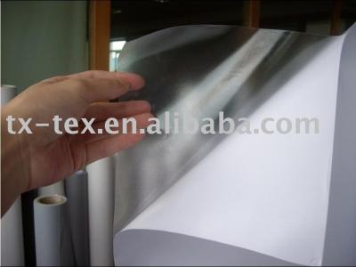 China Advertising Printing Printable Transparent Clear Vinyl Adhesive Film , Sticker for sale