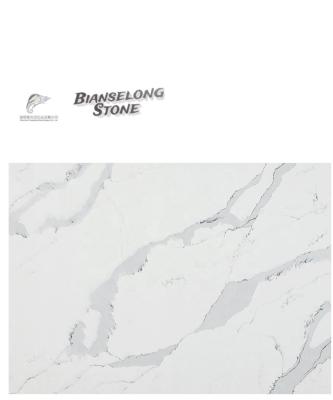 China Factory price modern artificial quartz stone plate for background wall and kitchen, bathroom countertops (can be customized) for sale