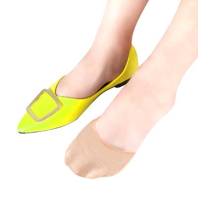 China QUICK DRY women's sole high heel half partner no exposure bumps silicone forefoot protection sponge non-slip pad for sale