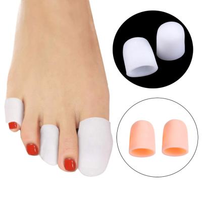 China Toe Medical SEBS Toe Cap Protector, foot Toe Cap Care, silicone gel Toe Caps HA00453 for sale