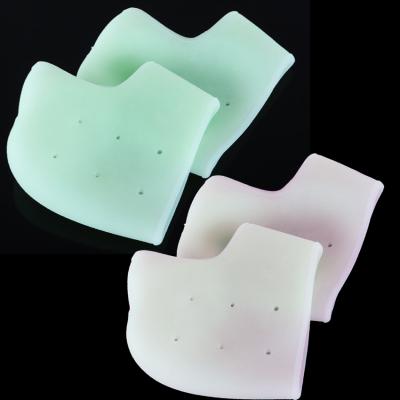 China Protect Hedging Silicone Gel Heel Cushion Protector Bumps Foot Sleeve Feet Care Shoe Insert Pad Insole HA00557 for sale