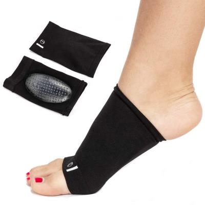 China Foot Pain Plantar Fasciitis Gel Arch Support Infused Cushioned Foot Sleeves HA00520a for sale