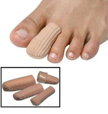 China Toe / Finger Protection Silicone Toe Sleeve With Moisturizing Mineral Oil Gel HA00488 for sale