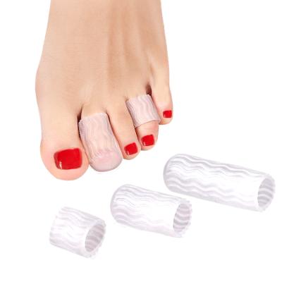 China Toe NEW Toe Protectors Silicone Toe Caps to Cushion Toe Blister Corn Callus Great for Running Walking Stop Foot Pain HA00715 for sale