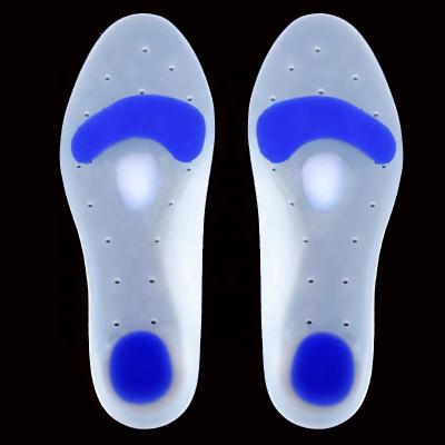 China Medical Use 100% Medical Grade Silicone Arch Supports Silicone Insoles Diabetic Shoe Inserts HA00457-1 for sale