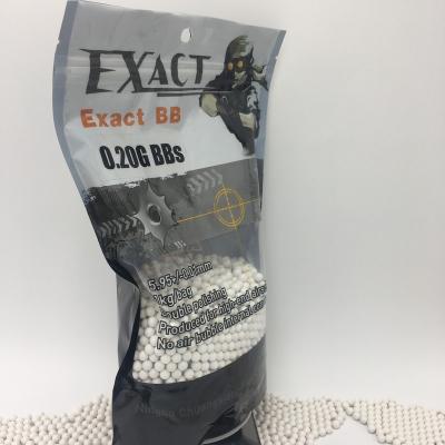 China Newest Design Eco - Friendly Airsoft BBS 6mm White Ball 0.20g Normal for sale