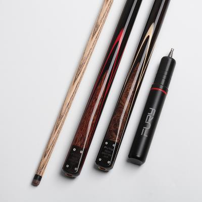 China BT Modern Series Handmade Fury Billiard Stick with Extension Canada Ash Stainless Steel Inlay Tip Billiard Kit Common Billiard Cue for sale