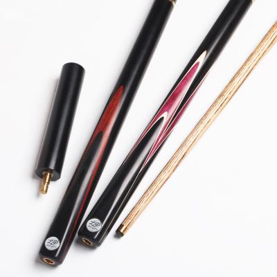 China Billiard Game or Chinese Billiard Game LP Brand Tower Taco Series Sinuca Snooker Cue Stick Handcrafted Ash Wood 9.8mm 3/4 Jointed Cue 57