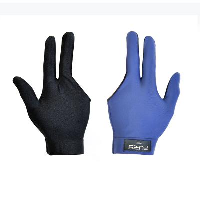 China Durable Elasticity Full Finger Quality Left Hand Nylon Material Wear For General Women Men Fury Billiard Accessories Wedge Pool Glove for sale