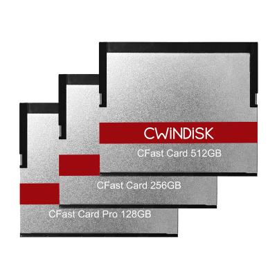 China Plastic Factory Fast Speeds Professional CFast Card 64GB 128GB 256GB 512GB CFast SSD CARD for sale