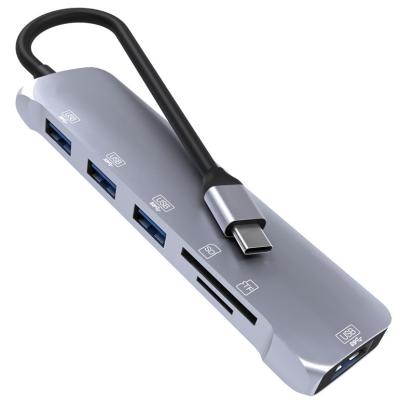 China All in one factory Hotselling 6 in one memory card reader 6 in 1 USB hub for sale