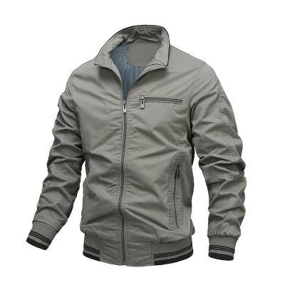 China 2023 Waterproof Men Clothes New Styles 100% Polyester Casual Slim Bomber Jackets Man Clothes Plus Size Jacket Men for sale