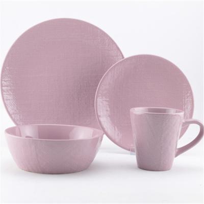 China Viable European style breakfast bowls, steak dishes, soup bowls and home set of dishes for sale