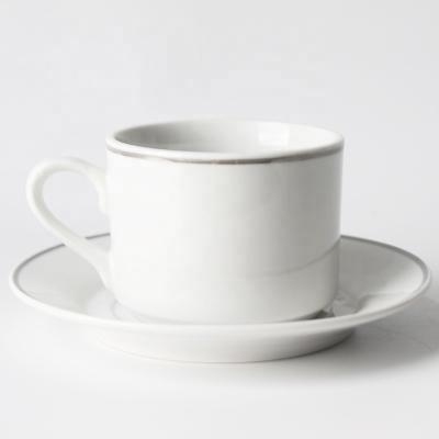 China New Viable Wholesale Hot Sale Style Porcelain Good Quality Tea Cup Ceramic Coffee Cup Saucer For Home Restaurant for sale