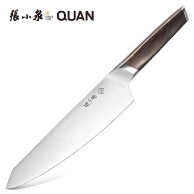 China The viable new updated Japanese ebony wood 8 inch wooden heads stainless steel knife handle knife for sale