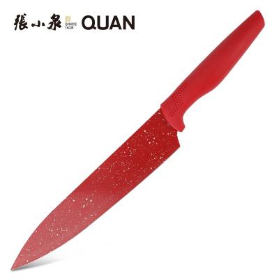 China Viable hot sale color coded pp handle 8 inch chef knife multifunctional kitchen knife for sale