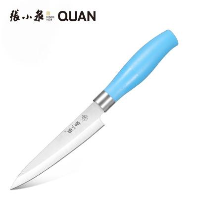 China Sustainable hot-selling kitchen knife 5 stainless steel serving knifewith pp knife 3cr13 inch blue handle for sale