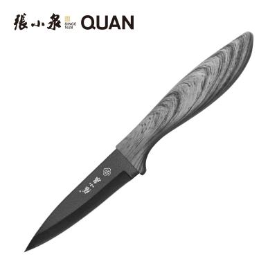 China 3.5 Inch 3Cr13 Sharped Stainless Steel Small Disposable Plastic Handle Kitchen Fruit Peeling Knife for sale