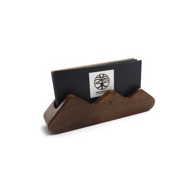 China Fashion Competitive Price Accept Customized Logo Wooden Business Card Holder Case for sale