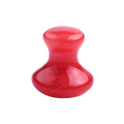 China Special face-lift for powder fungus head and face beauty massage jade tablet device watermelon mushroom jade red scraping roller for sale