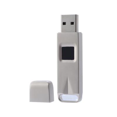 China Easiest And Most Security To Acess Your Encrypted Usb Drive Lifetime Fingerprint ID Flash Full Matel Files OEM Or ODM Capacitive Fingerprint Encryption for sale