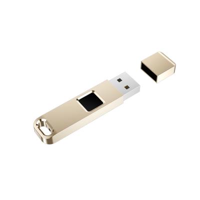 China Easiest And Most Security To Acess Your Encrypted Files Wholesale Usb 2.0 Degrees 360 Touch Recognition Fingerprint High-speed Usb Drive for sale