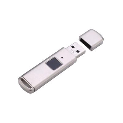 China Easiest And Most Security To Acess Your Encrypted Files Wholesale Full Biometric Encryption Capacitive Matel Fingerprint 8 To 128G Usb Flash Drive for sale