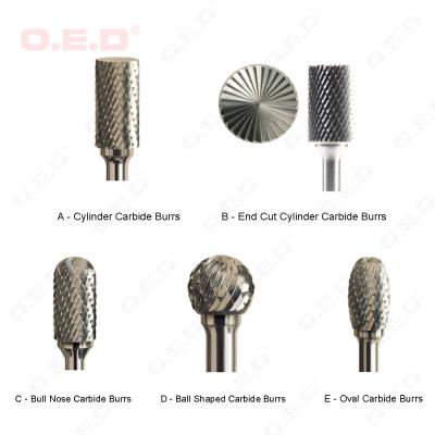 China Cylinder Carbide Metal Cutting Tools , K20 Tungsten Carbide Burr for sale