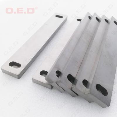 China Ground Sliding Tungsten Carbide Strips Length 110mm With Holes ​ for sale