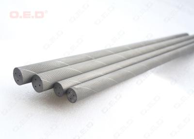 China Length 330mm Tungsten Carbide Helical Rods , Unground Carbide Blank Rods for sale