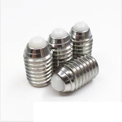 China Industry Long Pull-Ring Retractable Stainless Steel Ball Nose Locking Weld Spring Ball Plunger for sale