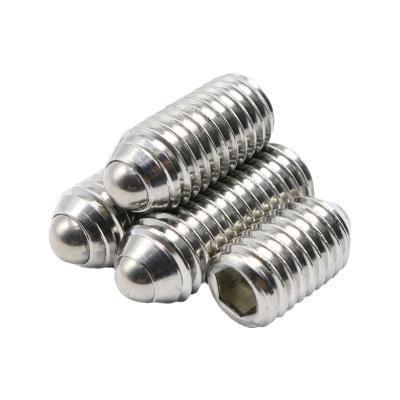 China Stainless Steel Press Fit Hex Drive Adjustable Spring Plungers Drive Spring Plungers for sale