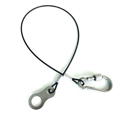 China Professional Rope China Manufacture Nut Carabiner Steel Wire Rope for sale