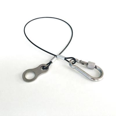 China Protect Module From China Supplier Safety Nut Carabiner Wholesale Steel Wire Safety Rope Falling for sale