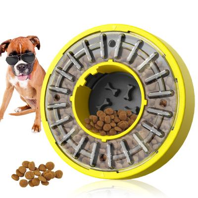 China Slow Pet Puzzle Toy Supplies Factory Sustainable Pet Dog Puzzle Toy Driver Rotating Feeding Toy For Dogs for sale