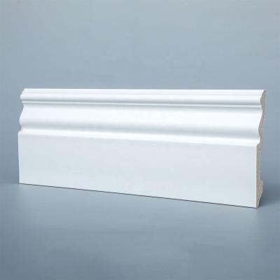 China AMER Ultra PS Modern High Density Paintable Skirting Board Waterproof Impact Resistant for sale