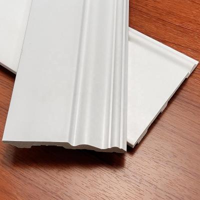 China AMER High Quality Waterproof 140mm PS Modern Skirting Board Polystyrene for sale