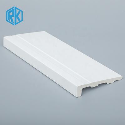 China AMER Modern Hot Selling Single Skirting Board PS Panel Mount PS Skirting Baseboard for sale