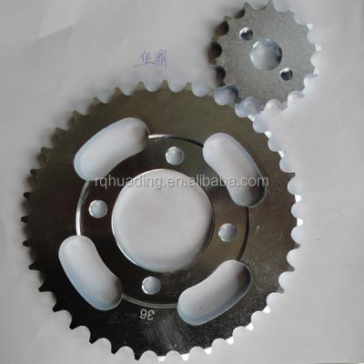 China 25000-35000 Kilometer 36T/14T Motorcycle 428 Sprockets for sale