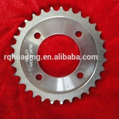 China 1045 Customized Steel Motorcycle Parts, Sprocket Chain Transmission Assemblies for sale