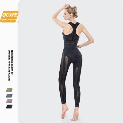 China New in 2021 breathable fitness apparel sports bra yoga pants workout apparel leggings fitness apparel yoga sets crack! crack! butt leggings gym wear sp for sale