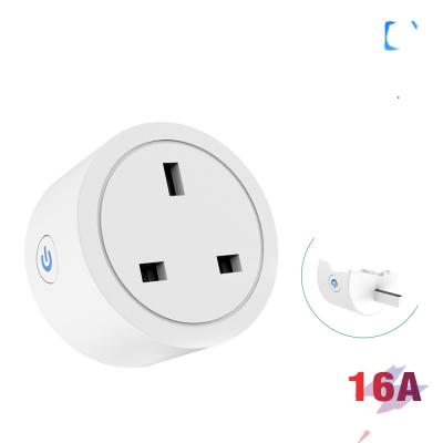 China UK residential and general use Zigbee plug wifi socket realizes Whole-house intelligence through Zigbee hub gateway control supports Google Home Alexa for sale