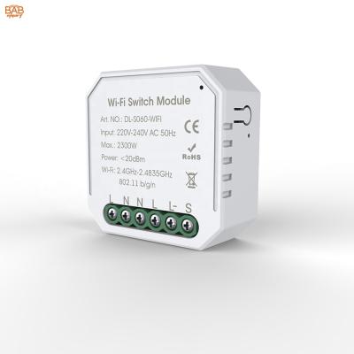 China WiFi Control Tuya App Remote Control Two Way Smart Switch Module Compatible with Alexa Google Home for sale