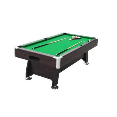 China Econmic Billiards Pool Table 6ft Height 7ft Indoor American Pool Table With Free Set Accessories for sale