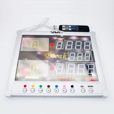 China Commercial Billiard Table Accessories Electronic Scoreboard With Remote Control for sale