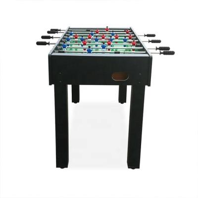 China Economical Telescopic 4ft Indoor Football Table Games Black Color Rods Football Tables for sale